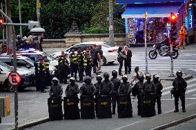 Brazilians In Sao Paulo Protest Against Public Transportation Fare Increase