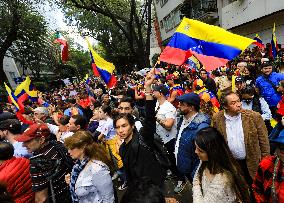 Venezuelans Protest Against Arrest Of María Corina Machado