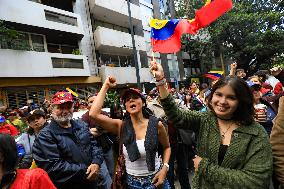 Venezuelans Protest Against Arrest Of María Corina Machado