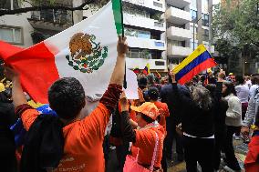 Venezuelans Protest Against Arrest Of María Corina Machado