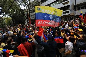 Venezuelans Protest Against Arrest Of María Corina Machado