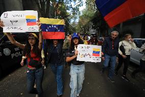 Venezuelans Protest Against Arrest Of María Corina Machado