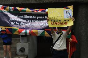 Venezuelans Protest Against Arrest Of María Corina Machado