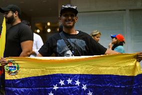 Venezuelans Protest Against Arrest Of María Corina Machado