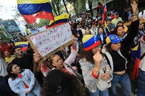 Venezuelans Protest Against Arrest Of María Corina Machado