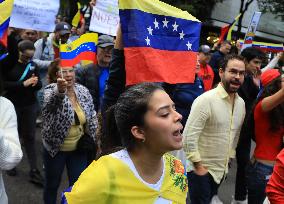 Venezuelans Protest Against Arrest Of María Corina Machado