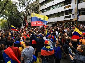 Venezuelans Protest Against Arrest Of María Corina Machado