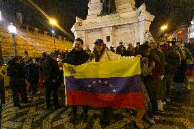 Venezuelans Rally In Lisbon For Democracy