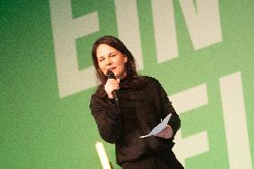 Annalena Baerbock Rally For Gruene Party's Upcoming Election In Bonn