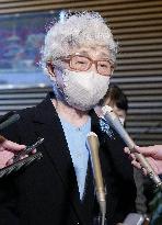 Mother of Japanese abductee