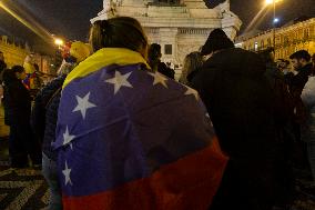 Venezuelans Rally In Lisbon For Democracy