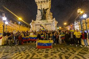 Venezuelans Rally In Lisbon For Democracy