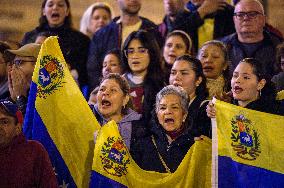 Anti-Maduro Rally In Lisbon, Portugal