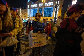 Anti-Maduro Rally In Lisbon, Portugal