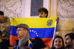 Anti-Maduro Rally In Lisbon, Portugal