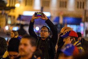 Anti-Maduro Rally In Lisbon, Portugal