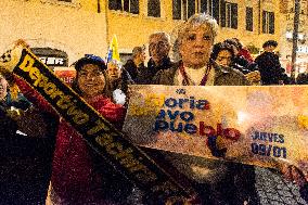 Venezuelans Support Gonzalez Urrutia And ''Democratic Change'' From Rome