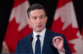 News Conference Pierre Poilievre - Ottawa