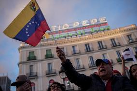 Rally against the regime of Nicolás Maduro before the inauguration as president of Venezuela.