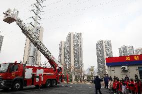 Aerial Ladder Fire Truck