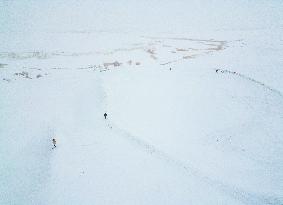 Snowfall in Xinjiang