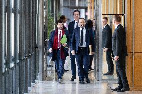 Eric Lombard meets with Rassemblement National representatives - Paris