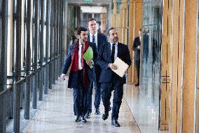 Eric Lombard meets with Rassemblement National representatives - Paris