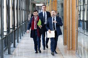 Eric Lombard meets with Rassemblement National representatives - Paris