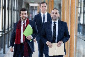 Eric Lombard meets with Rassemblement National representatives - Paris