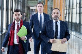 Eric Lombard meets with Rassemblement National representatives - Paris