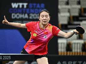 WTT Star Contender Doha 2025