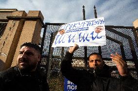 Protest In Sofia, Bulgaria.