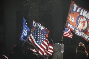 Demonstrators Protest Outside Manhattan Courthouse