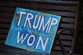 Demonstrators Protest Outside Manhattan Courthouse