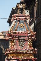 'Explosion of the Cart' in Florence, Italy