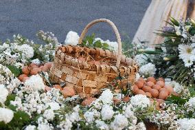 'Explosion of the Cart' in Florence, Italy