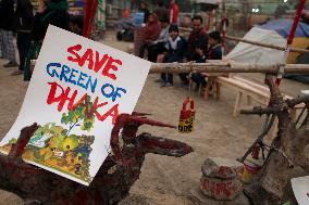 Protest In Dhaka.