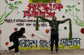 Protest In Dhaka.