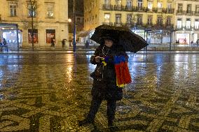 Venezuelans Rally In Lisbon For Second Day In A Row