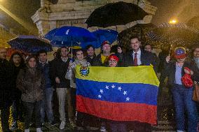 Venezuelans Rally In Lisbon For Second Day In A Row