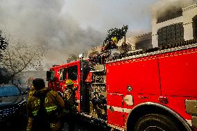 Massive Los Angeles Fires Rage On