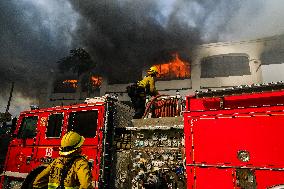 Massive Los Angeles Fires Rage On