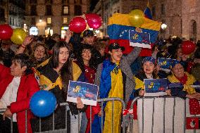 Rally against the regime of Nicolas Maduro - Barcelona