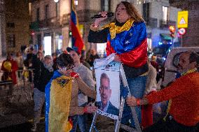 Rally against the regime of Nicolas Maduro - Barcelona