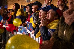 Rally against the regime of Nicolas Maduro - Barcelona