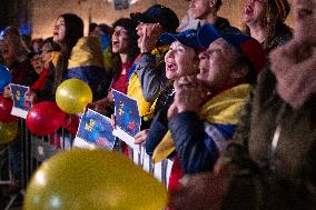 Rally against the regime of Nicolas Maduro - Barcelona