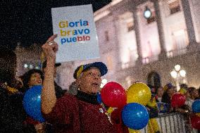 Rally against the regime of Nicolas Maduro - Barcelona