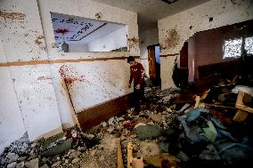 Israeli Attacks On Gaza Continue - Deir Al-Balah