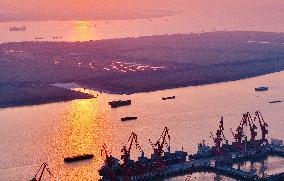 Yangtze River Cargo Ships