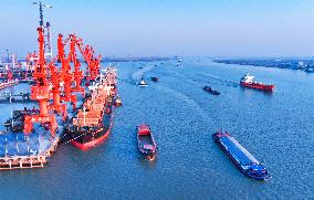 Yangtze River Cargo Ships